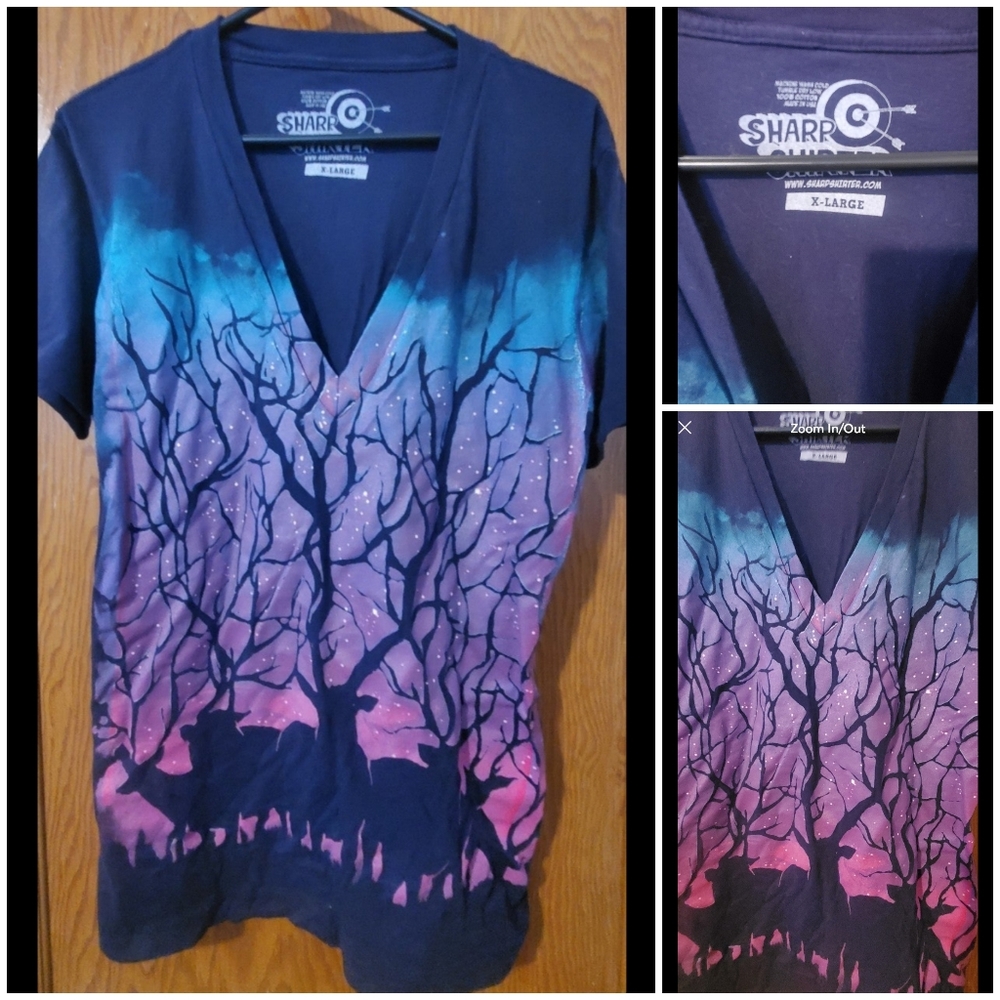 forest v-neck